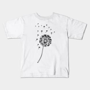 Dandelion Wishes Kids T-Shirt
